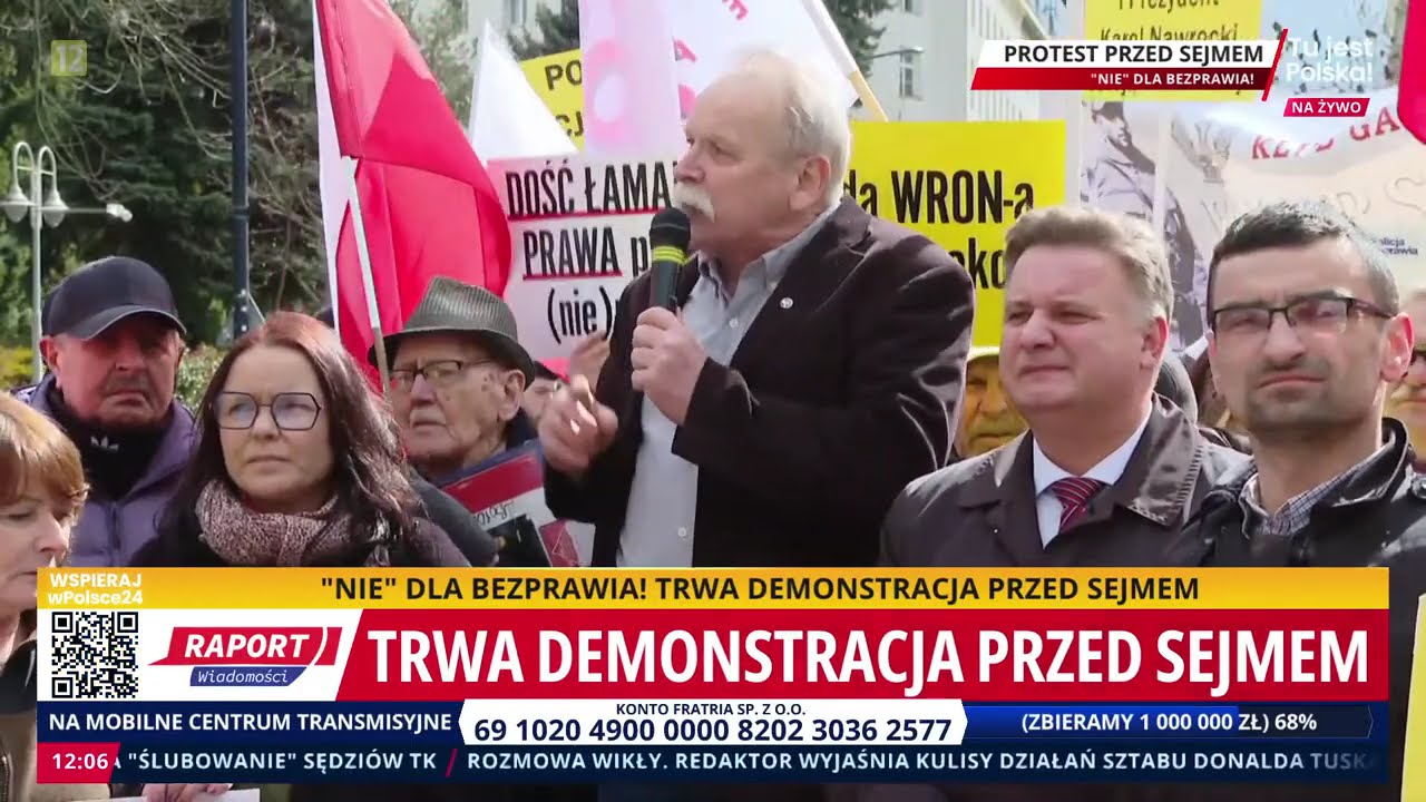 Trwa demonstracja przed Sejmem