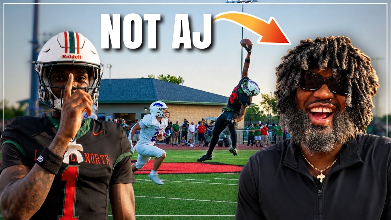 I Brought A FAKE AJ Greene To A Football Game! (LAWRENCE NORTH VS BROWNSBURG)