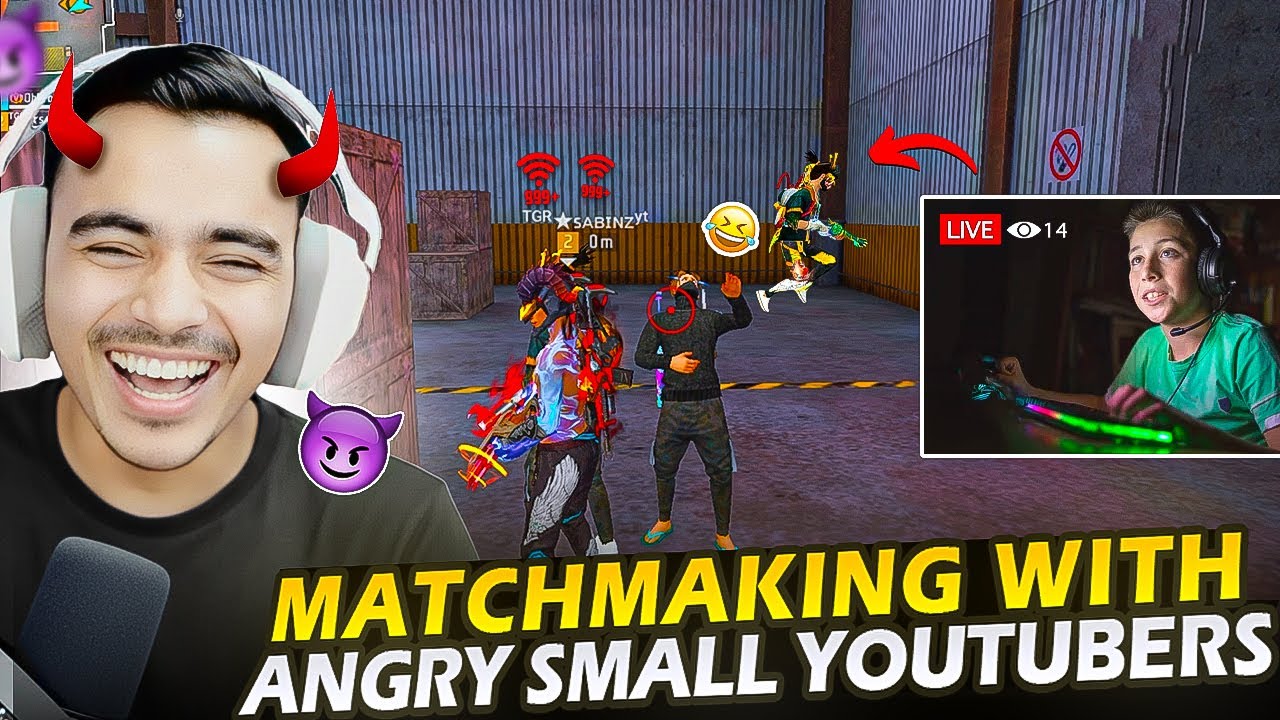 Tonde Gamer Matchmaking Prank with Angry Small Youtuber on Bd Server😱 - Garena freefire