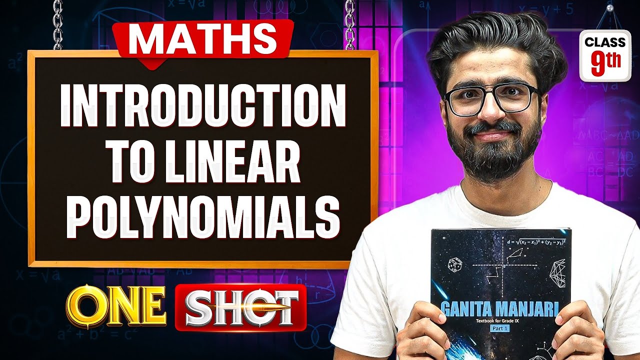 Introduction to Linear Polynomials Class 9 Chapter 2 ONE SHOT🔥 | New Syllabus 2026-27 | Ritik Mishra