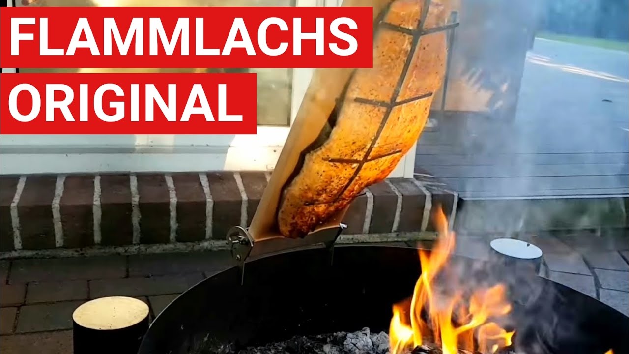 ♨️ GRILLBLITZ: Flammlachs, super lecker vom Flammlachsbrett, BBQ Tutorial, Rezept, Lachs vom Grill