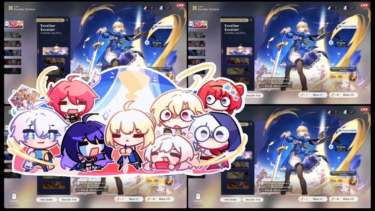 Honkai Star Rail VAs Pull for SABER