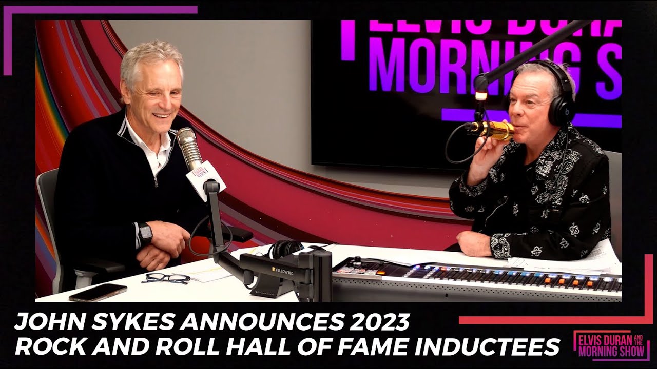 John Sykes Announces 2023 Rock and Roll Hall of Fame Inductees | Elvis Duran Exclusive