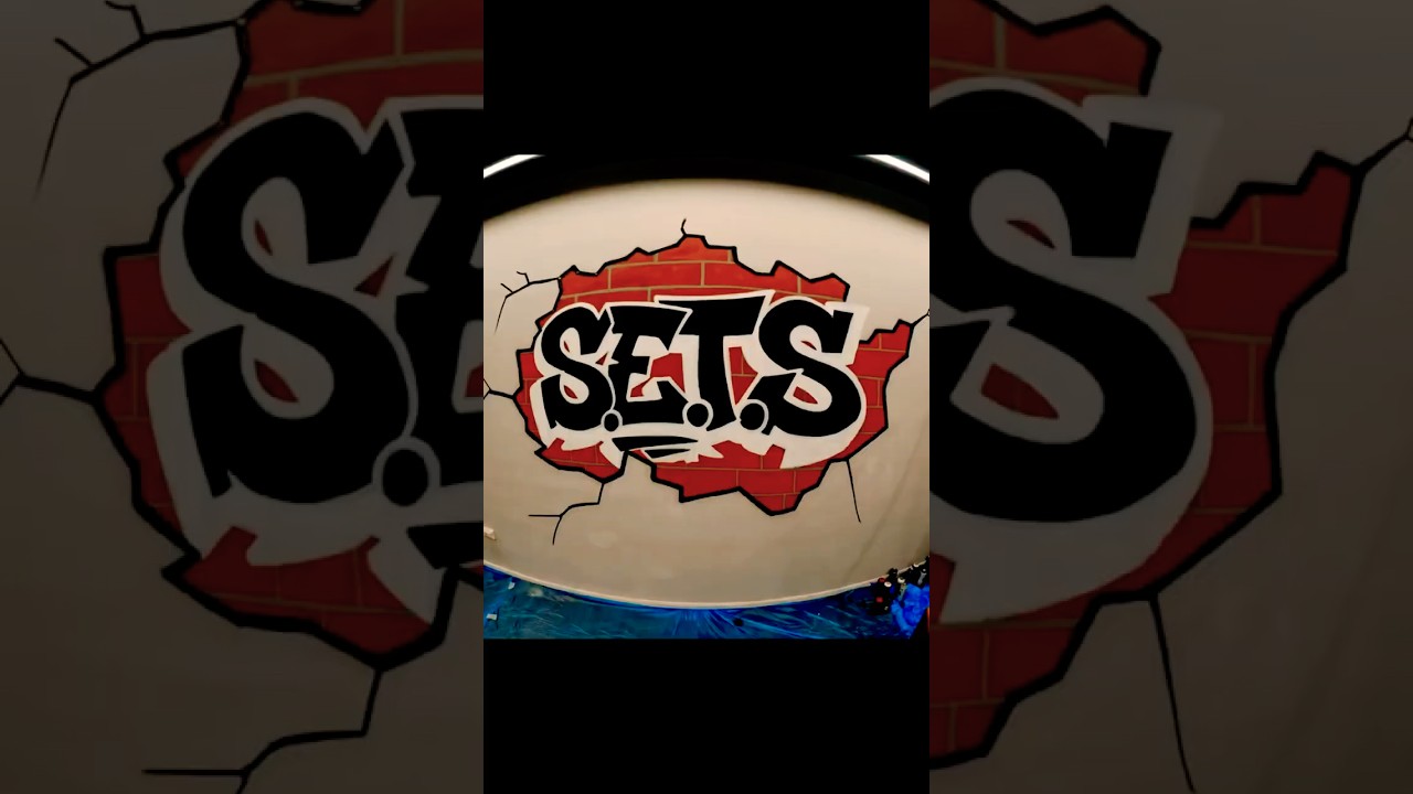 Street Art Brick Effect Tutorial: SETS #graffiti #spraypaint #technique