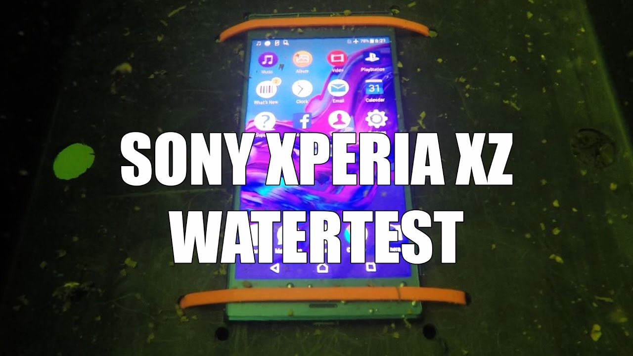 Sony Xperia XZ Watertest