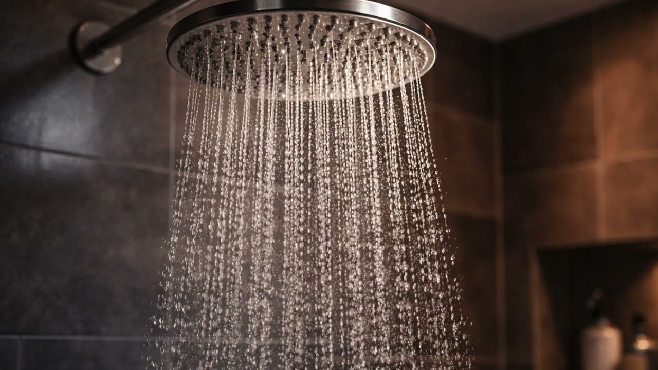 Shower Sounds for Sleep | Relaxing Water White Noise