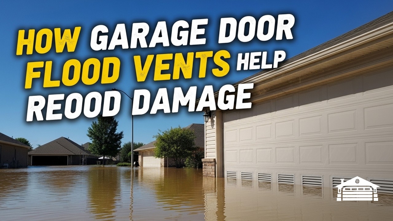 How Garage Door Flood Vents Help Reduce Flood Damage