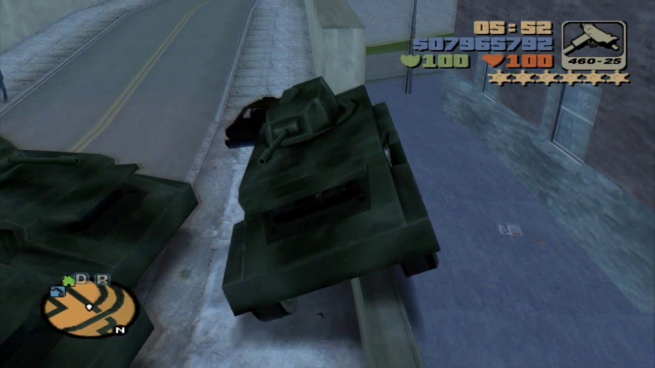 GTA 3: 6 Stars Tank Rampage
