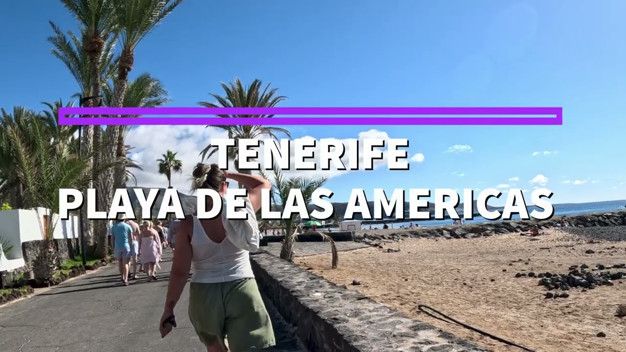Winter in Tenerife, Spain - Playa de Las Americas - Playa De El Camison