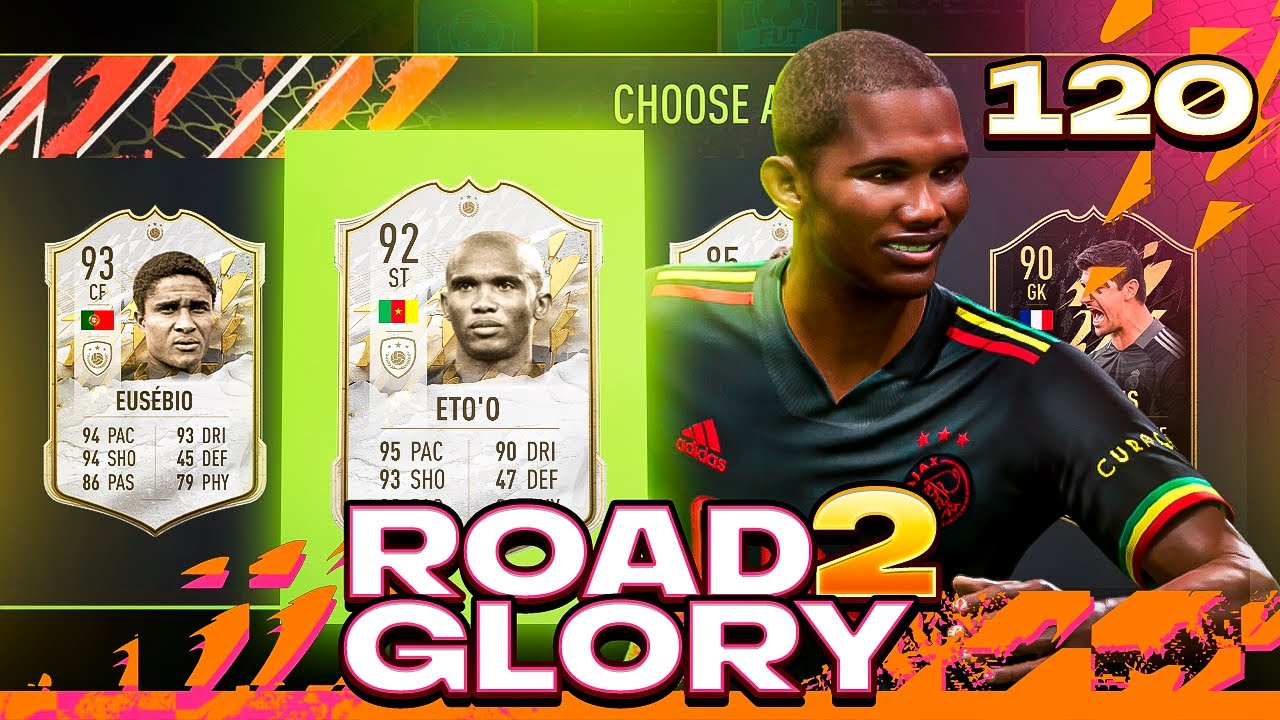 PRIME ICON SAMUEL ETO'O! CRAZIEST ICON FUT DRAFT! ROAD TO GLORY  | FIFA 22 ULTIMATE TEAM