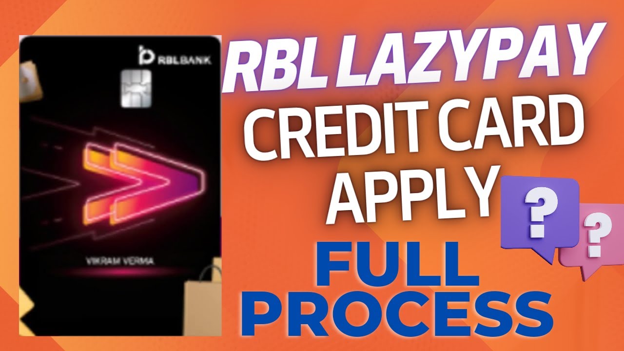 RBL Lazypay Credit card apply process! How to Apply Lazypay RBl credit card! Trickydharmendra!