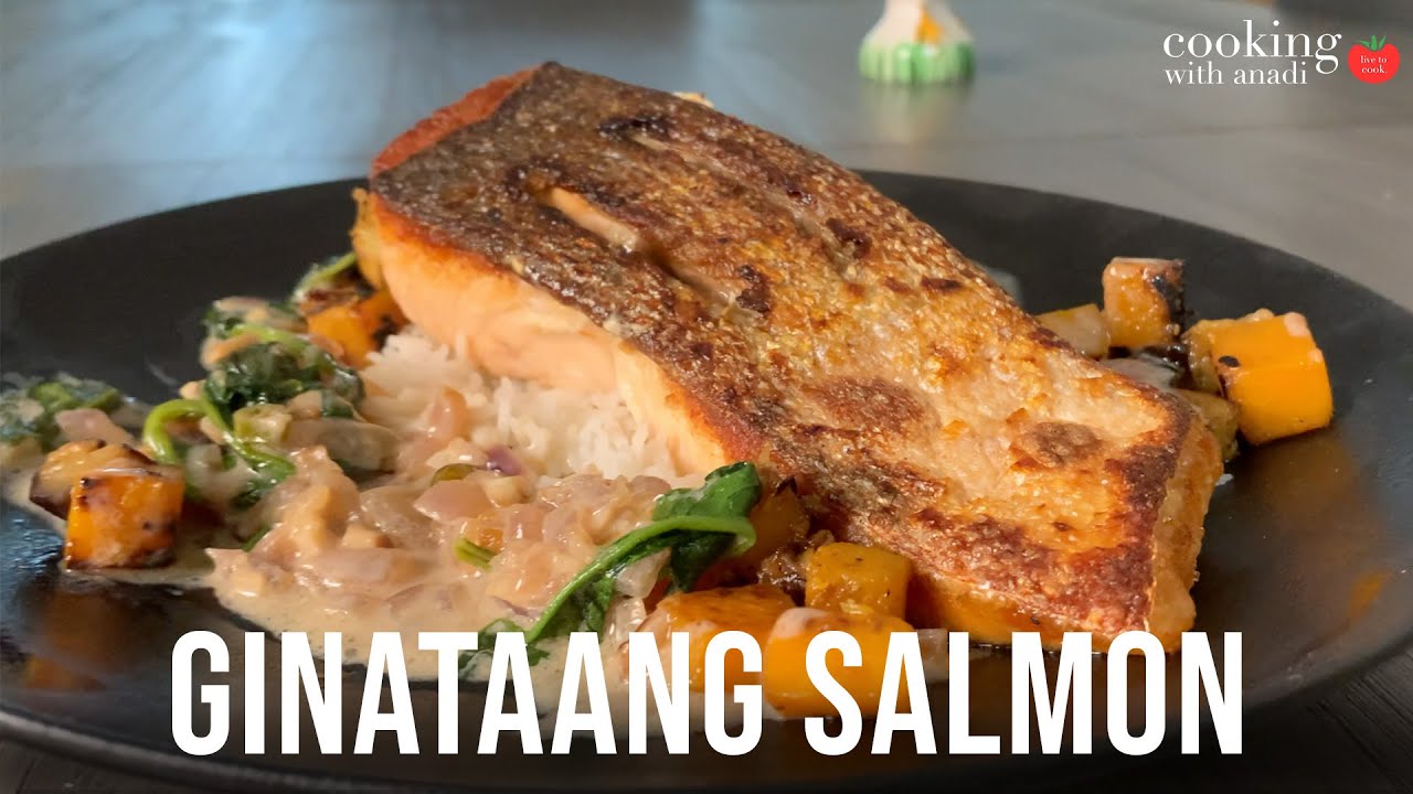 Ginataang Salmon Recipe - A Twist to a Traditional Filipino Recipe!