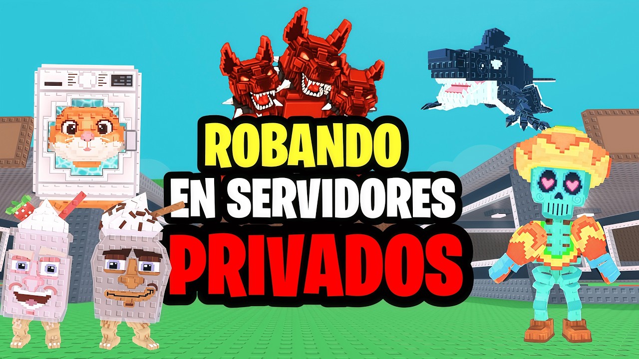 ROBANDO EN SERVIDORES PÚBLICOS Y PRIVADOS - PARTE 9 | ROBLOX