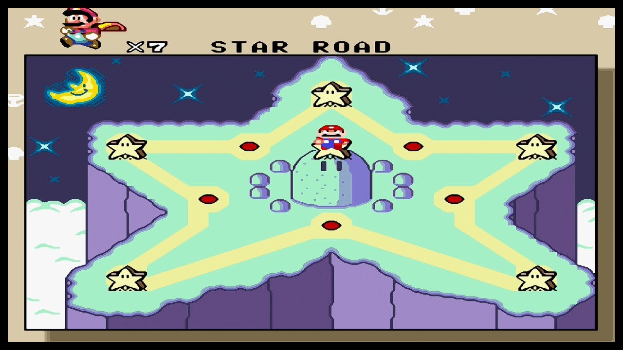 Super Mario World [Star World] [HD] SNES