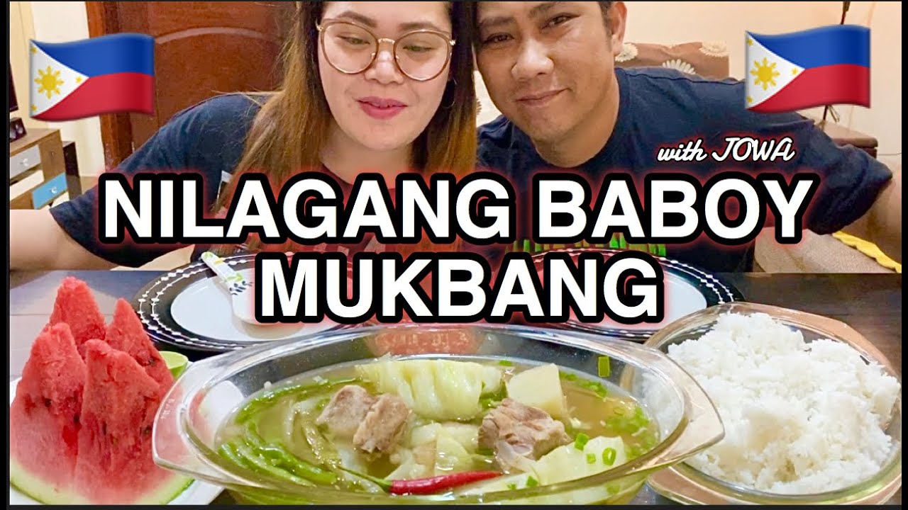 NILAGANG BABOY MUKBANG | OFW PINOY MUKBANG | Collab with @kinglymhar