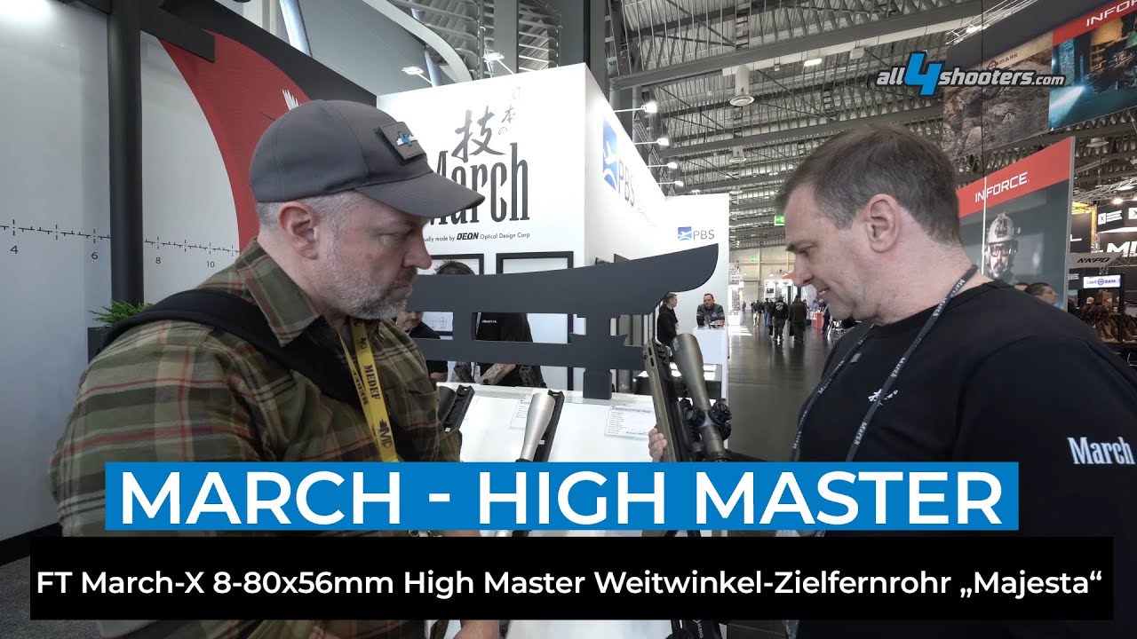 FT March-X 8-80x56mm High Master Weitwinkel-Zielfernrohr „Majesta“