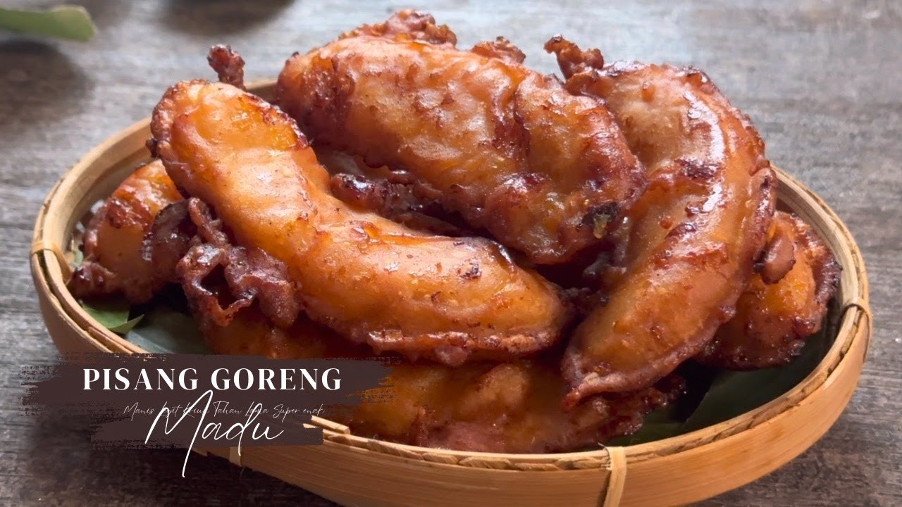 Dijamin Ketagihan! Resep Pisang Goreng Madu Crispy Tahan Lama Manis Legit Super Enak
