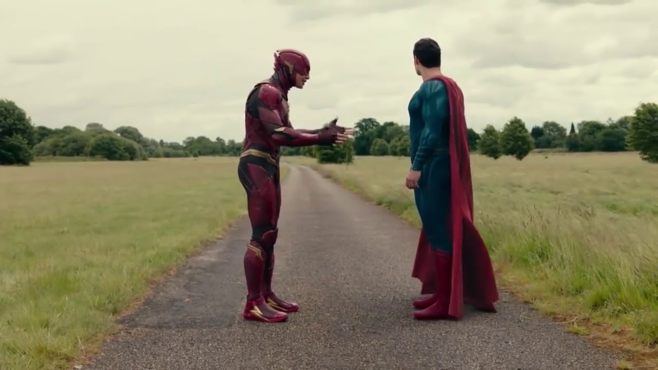 Flash vs Superman Apostando corrida Dublado (Liga da Justi&ccedil;a 2017)