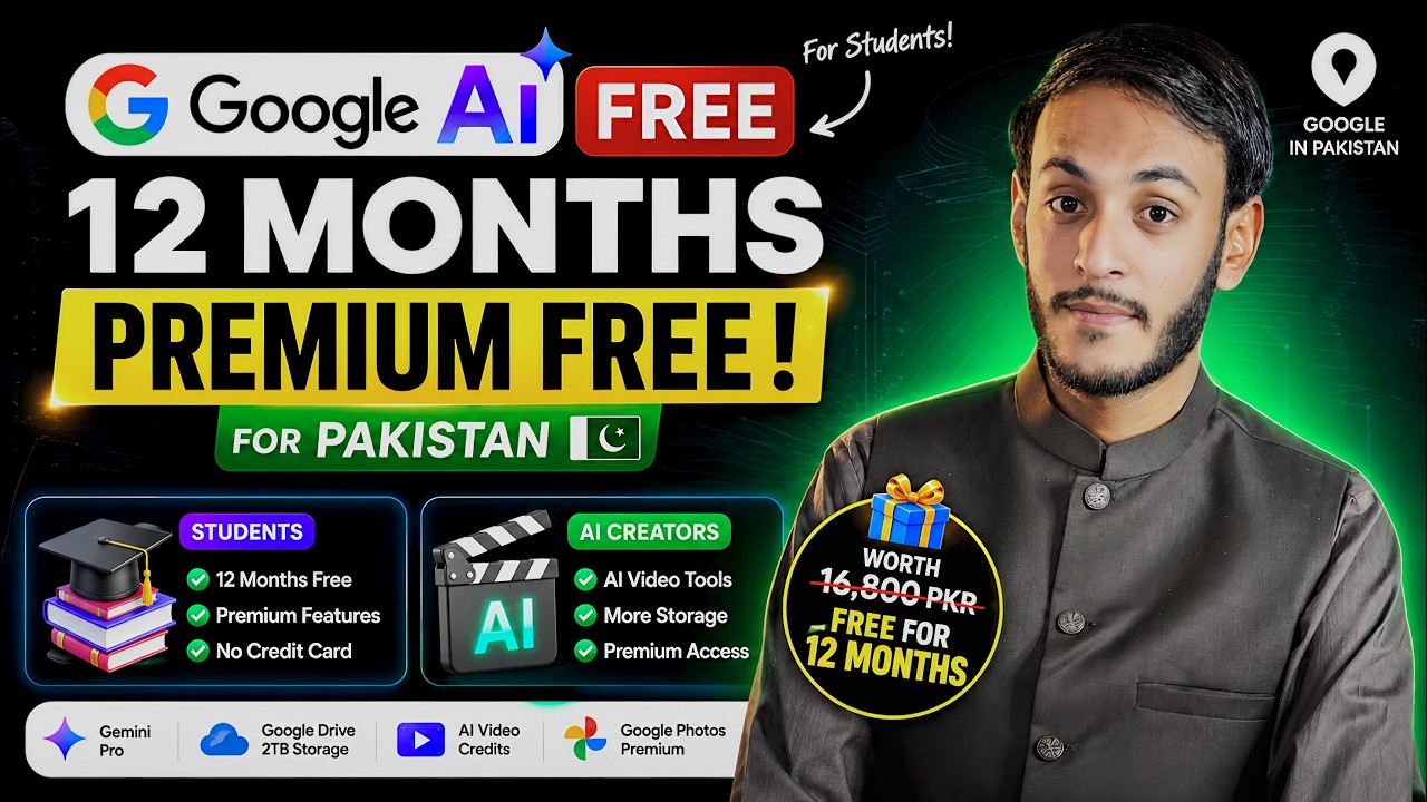 Google AI Premium FREE for 12 Months! | Students & AI Video Creators