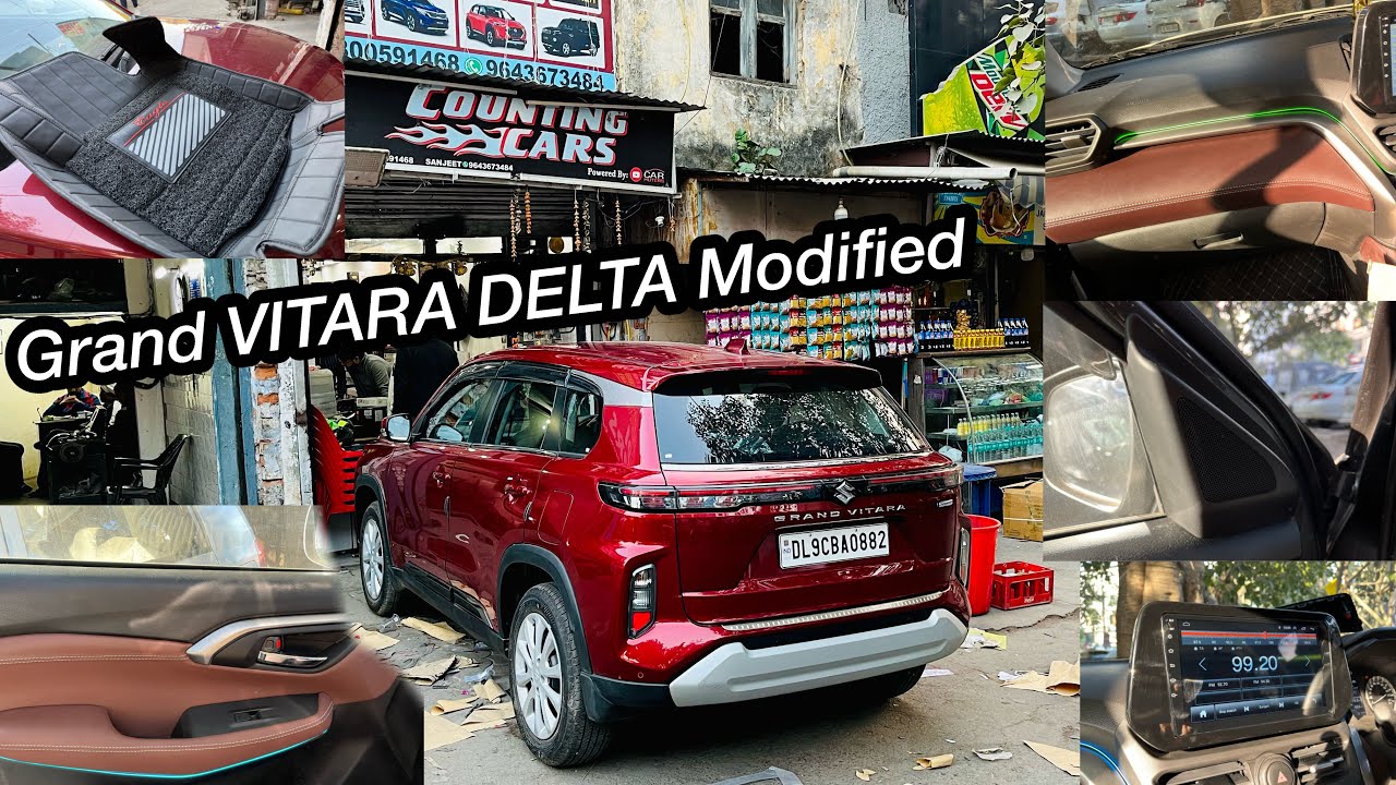 Vitara Modified 🔥 Grand Vitara DELTA modified 😉 Full Car inteiror #android #vitara #grandvitara