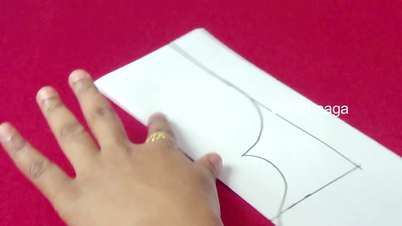 Easy way to cut Basic neckline/Neck design paper cutting for dresses and blouses/KcCreation