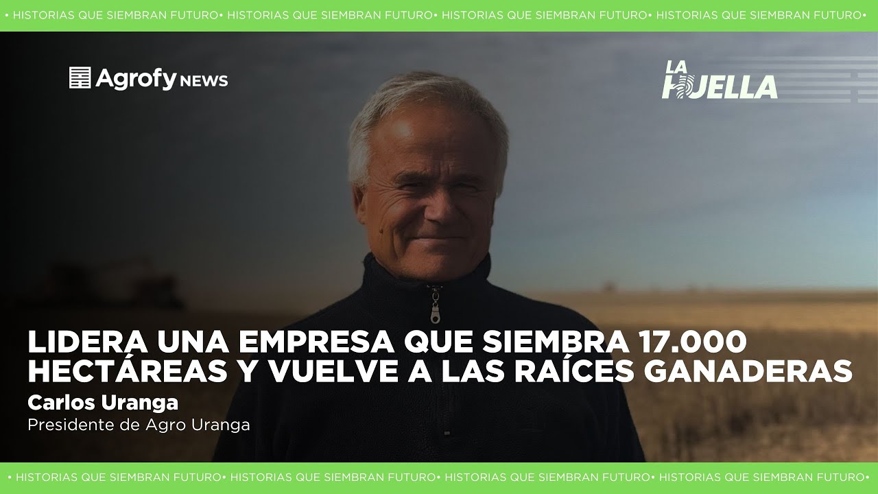 Enamorado del #campo, lidera una empresa que siembra 17.000 hectáreas todos los años