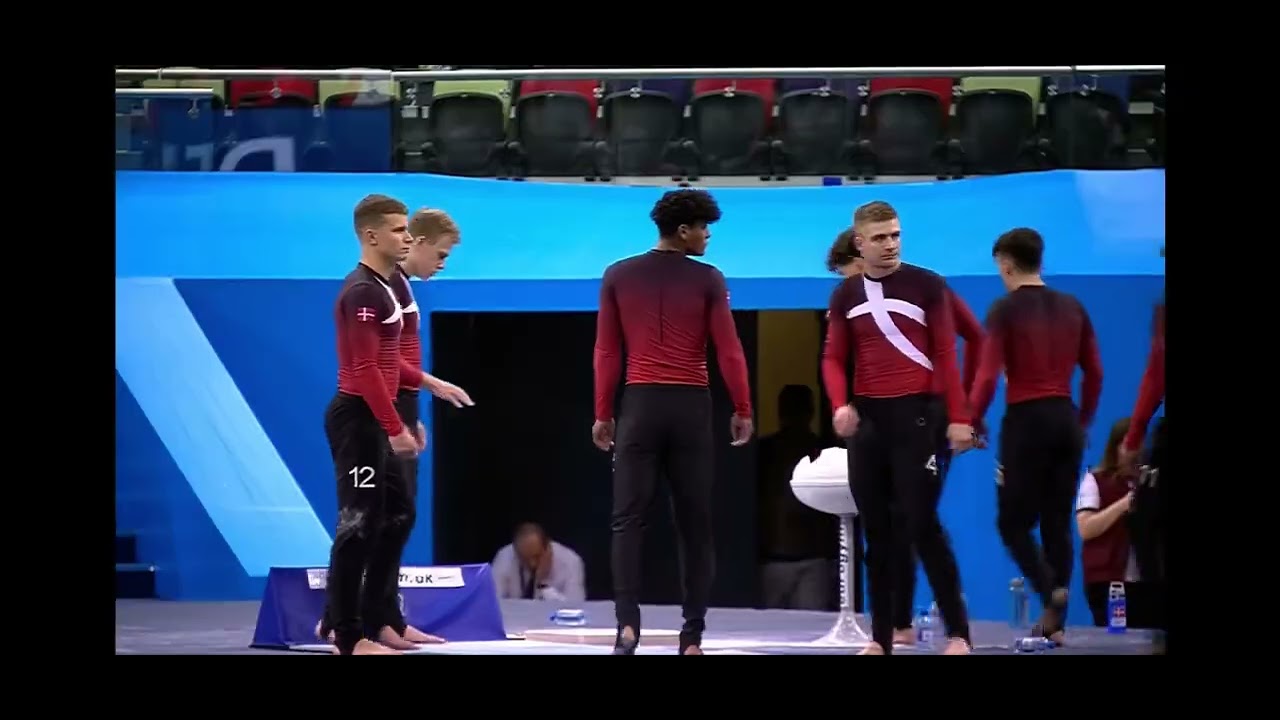 Teamgym European Championships 2024 Denmark Senior Men Final Trampet