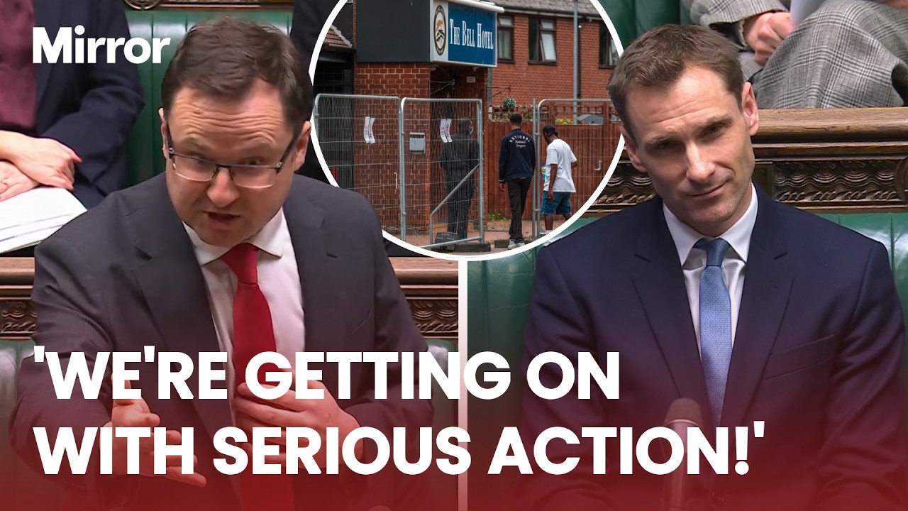 &lsquo;WE will close EVERY asylum hotel!&rsquo; | Alex Norris answers questions from MPs in the Commons