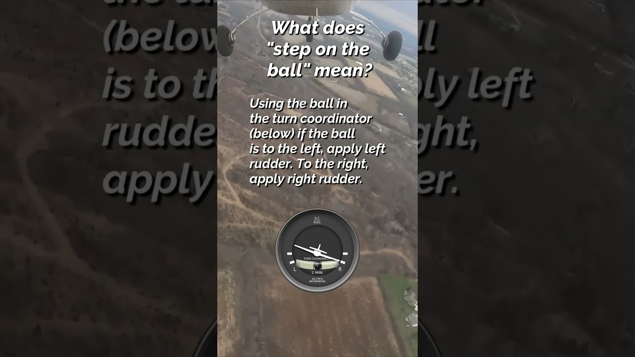 Cessna Flight "Step on the Ball" - Aviation Tips 