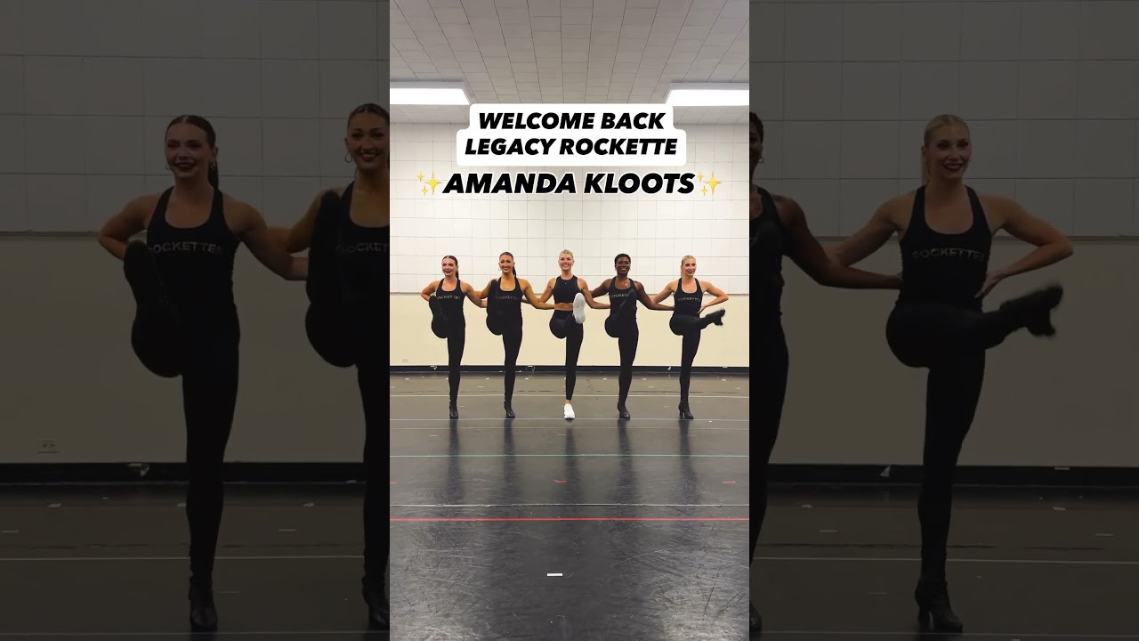 The Rockettes dance with Legacy Rockette Amanda Kloots!!