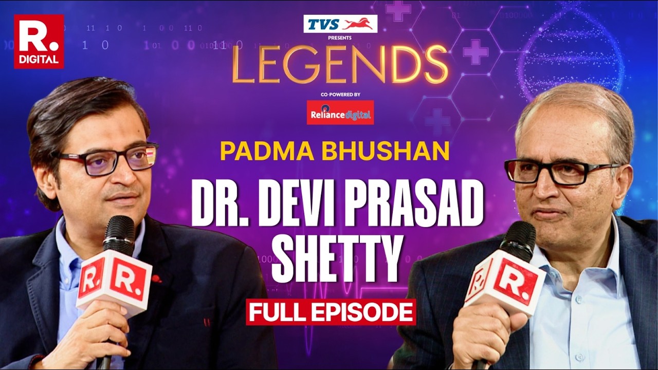 Padma Bhushan Dr Devi Prasad Shetty On The LEGENDS With Arnab | Republic TV