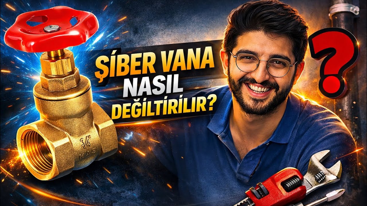 SU SAAT VANASI NASIL DEĞİŞTİRİLİR ? ŞİBEL VANA NASIL DEĞİŞTİRİLİR ?