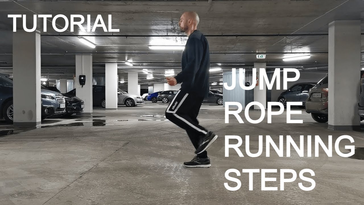 Jump Rope running steps | Alternate foot steps tutorial