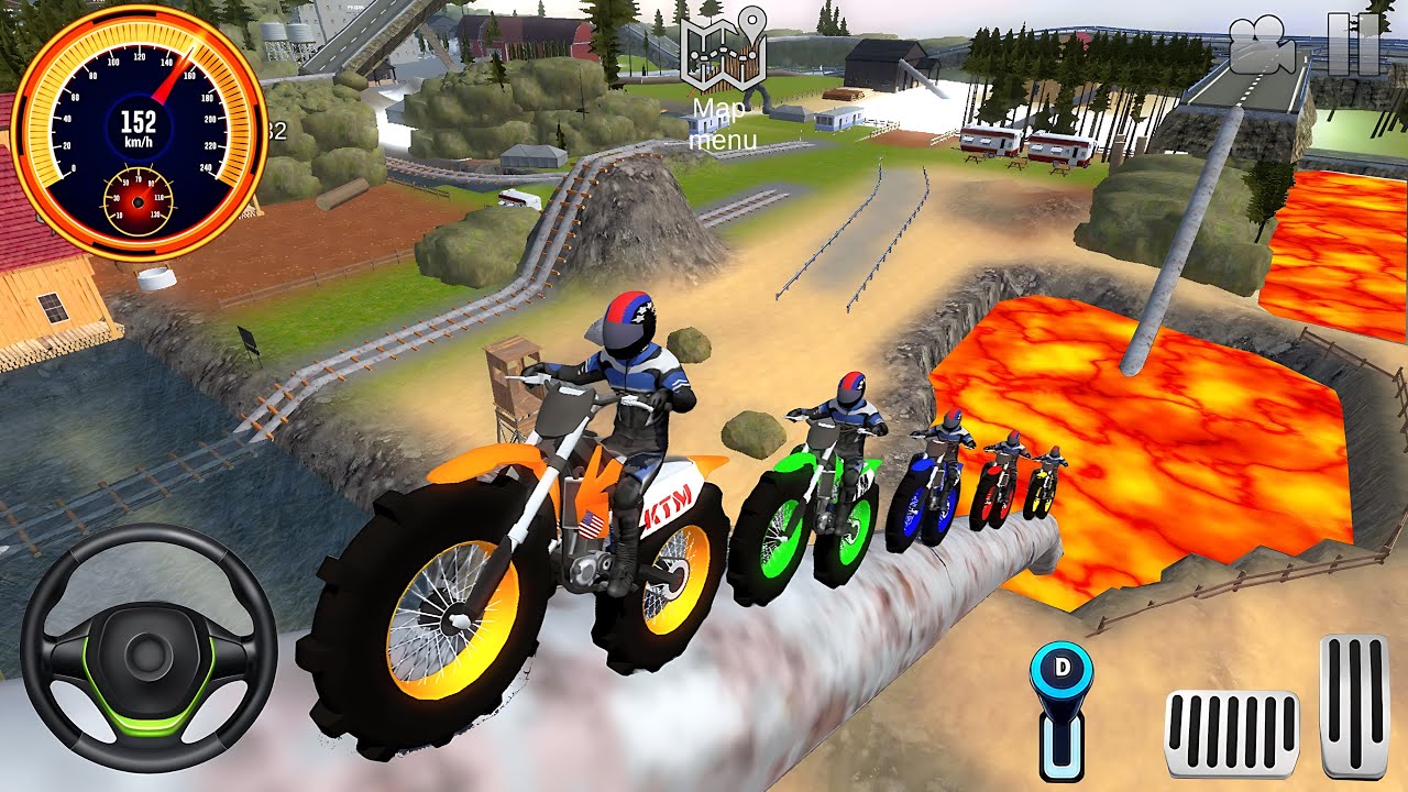 Impossible Dirt Bikes Racing Game #2 - Extreme Driving Motocross Stunts - Android IOS Gameplay [UHD]