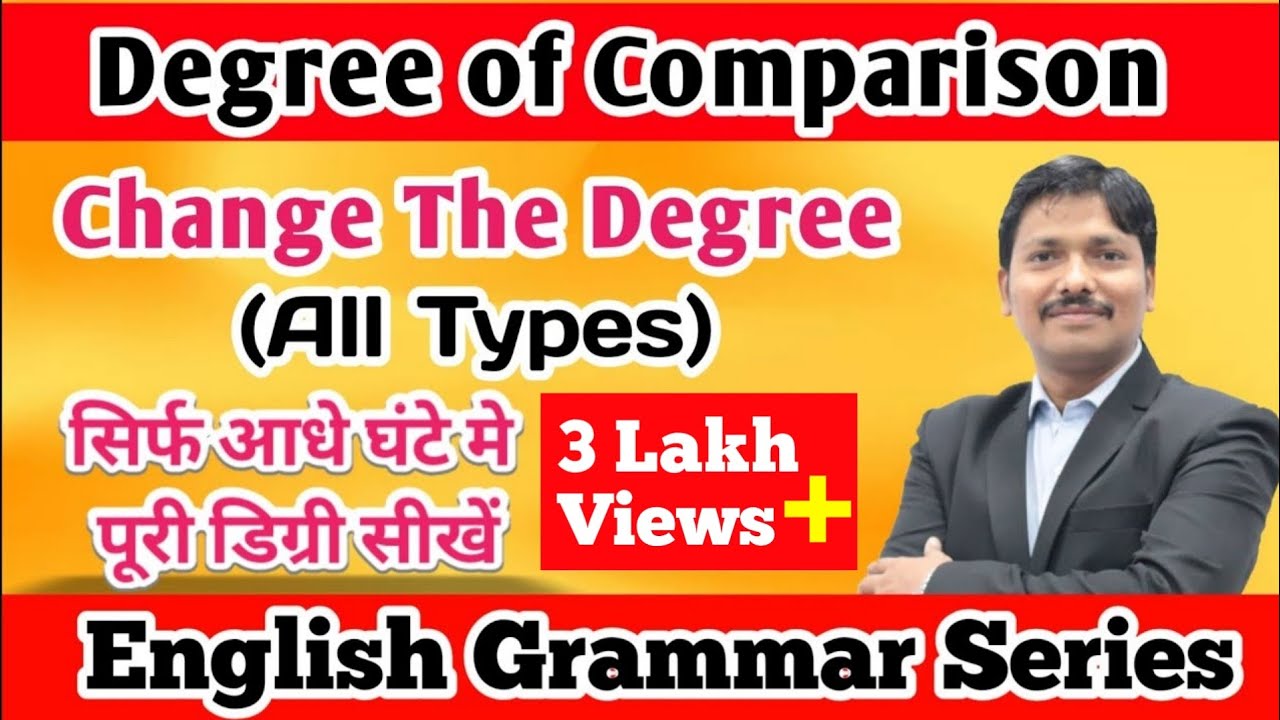 Change The Degree | English Grammar Series | Dinesh Sir