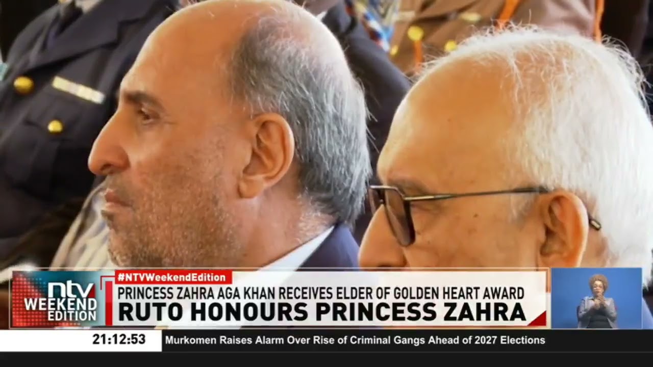 Princess Zahra Aga Khan has been honoured with Kenya’s Elder Golden Heart Award