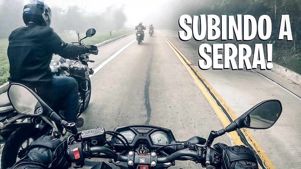 SUBINDO A SERRA DE TERESÓPOLIS COM MUITA NEBLINA