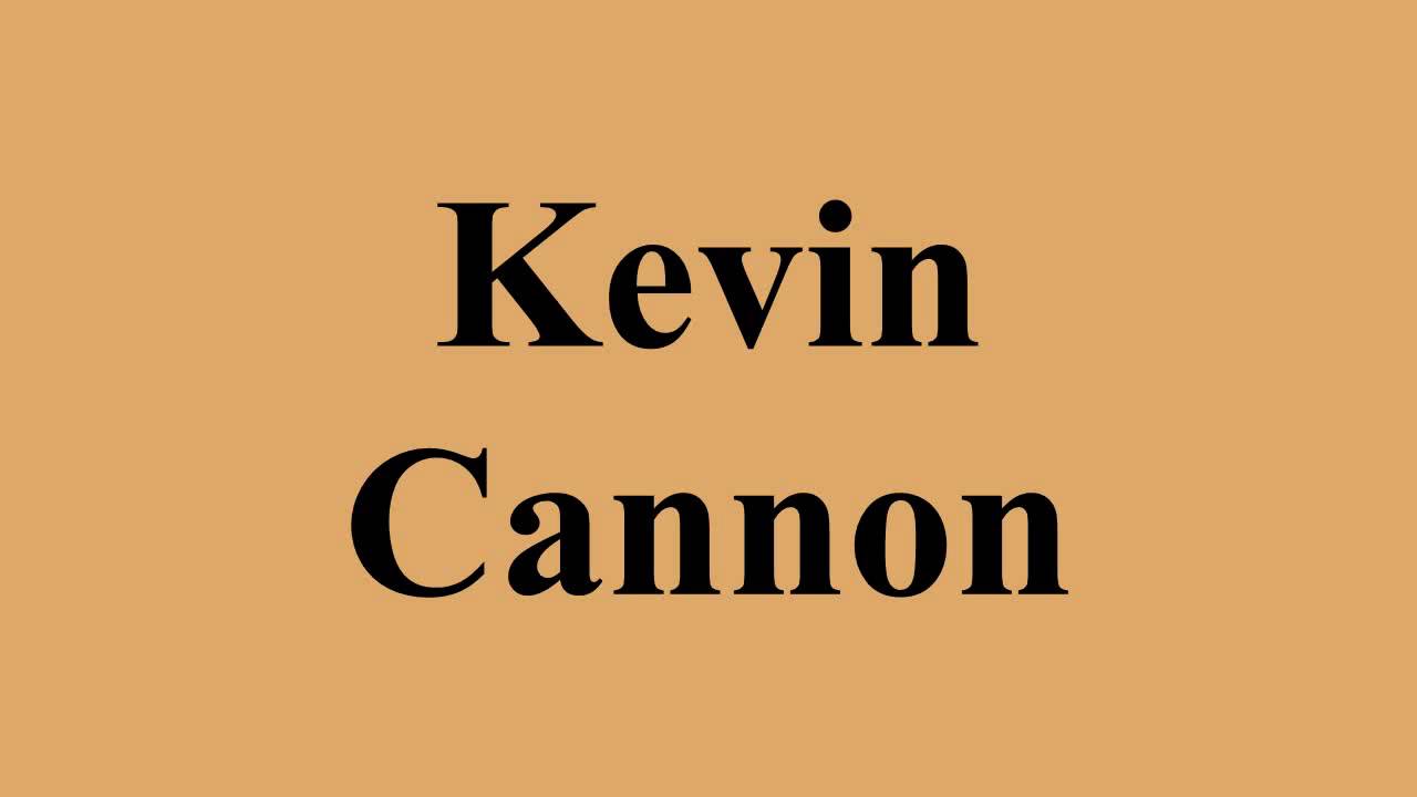 Kevin Cannon