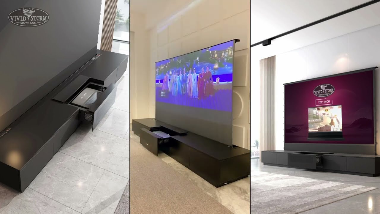 😎VIVIDSTORM UST laser tv cabinet monte carlo is coming!