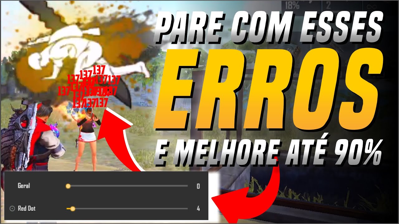 5 ERROS QUE TE ATRAPALHAM A EVOLUIR NO FREE FIRE E VOCÊ NEM PERCEBE !!