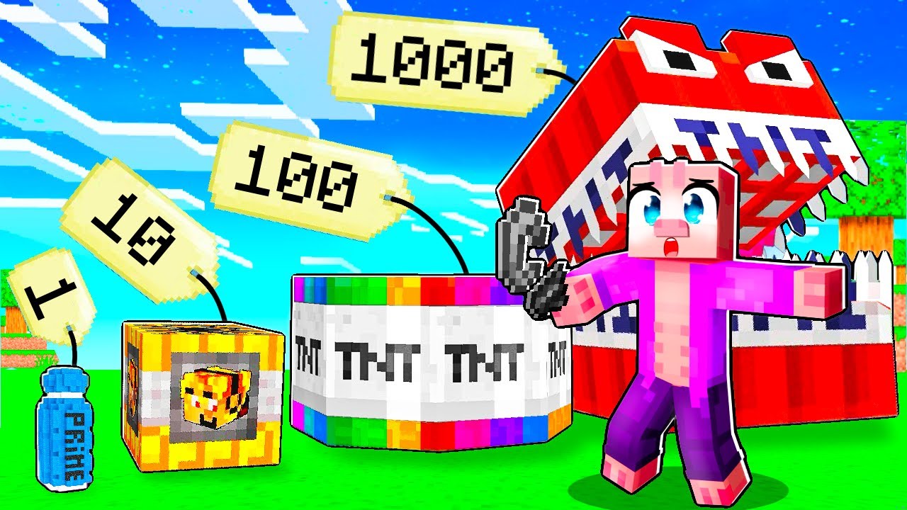 Minecraft, ale KOUPÍM všechny SPECIÁLNÍ TNT!