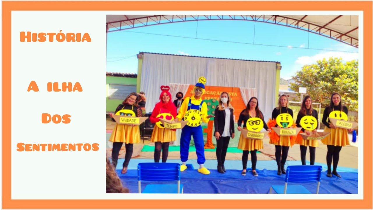 História, a ilha dos sentimentos (volta as aulas ) educação infantil ❤