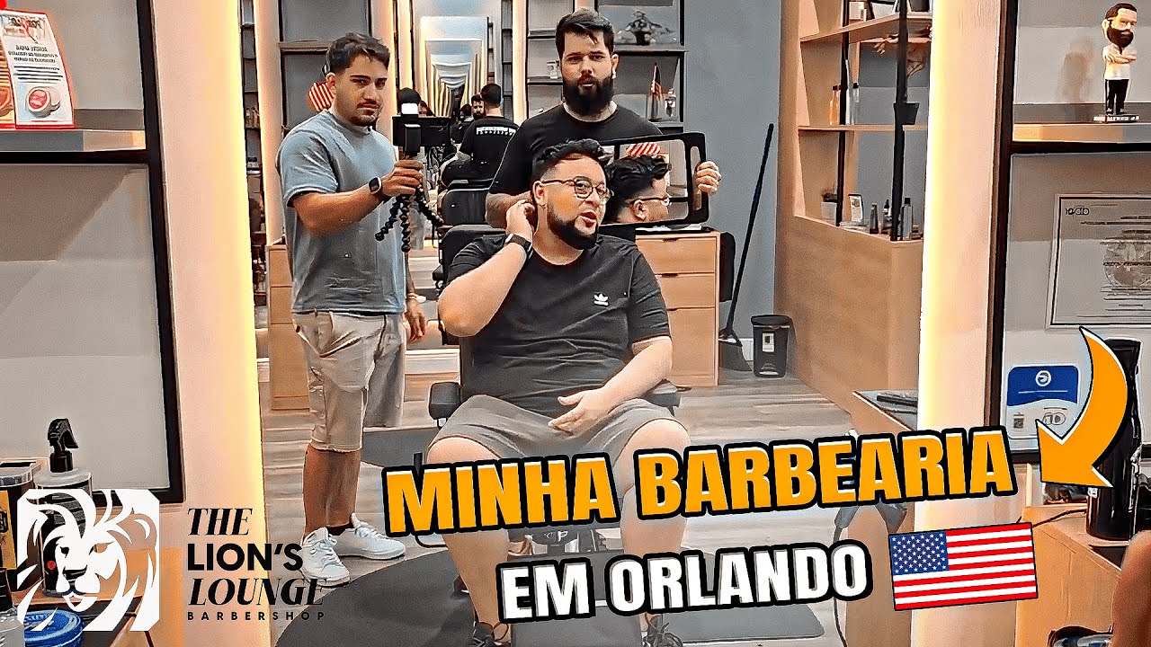O DIA QUE O GORDOX CONHECEU A BIRI BARBEARIA NOS ESTADOS UNIDOS!