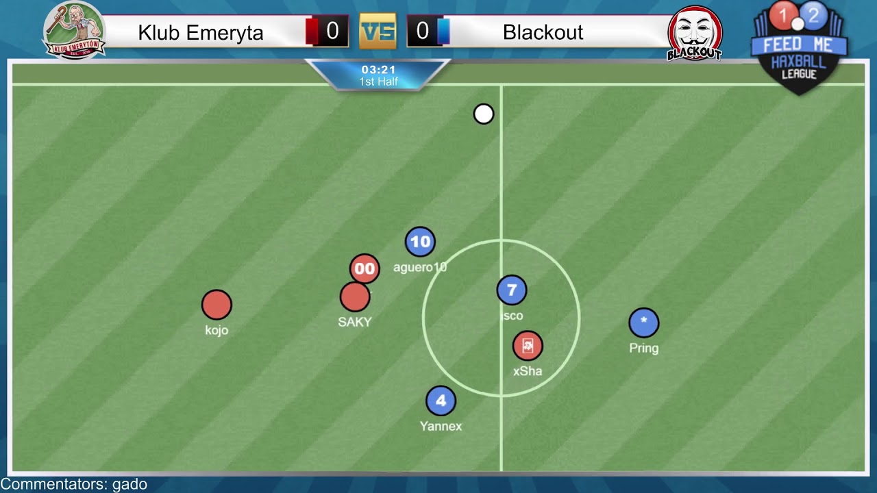 HaxBall Champions League FINAL#17: BLACKOUT vs. Klub Emeryta