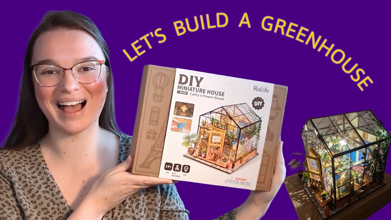 Greenhouse papercraft | Cozy Crafting
