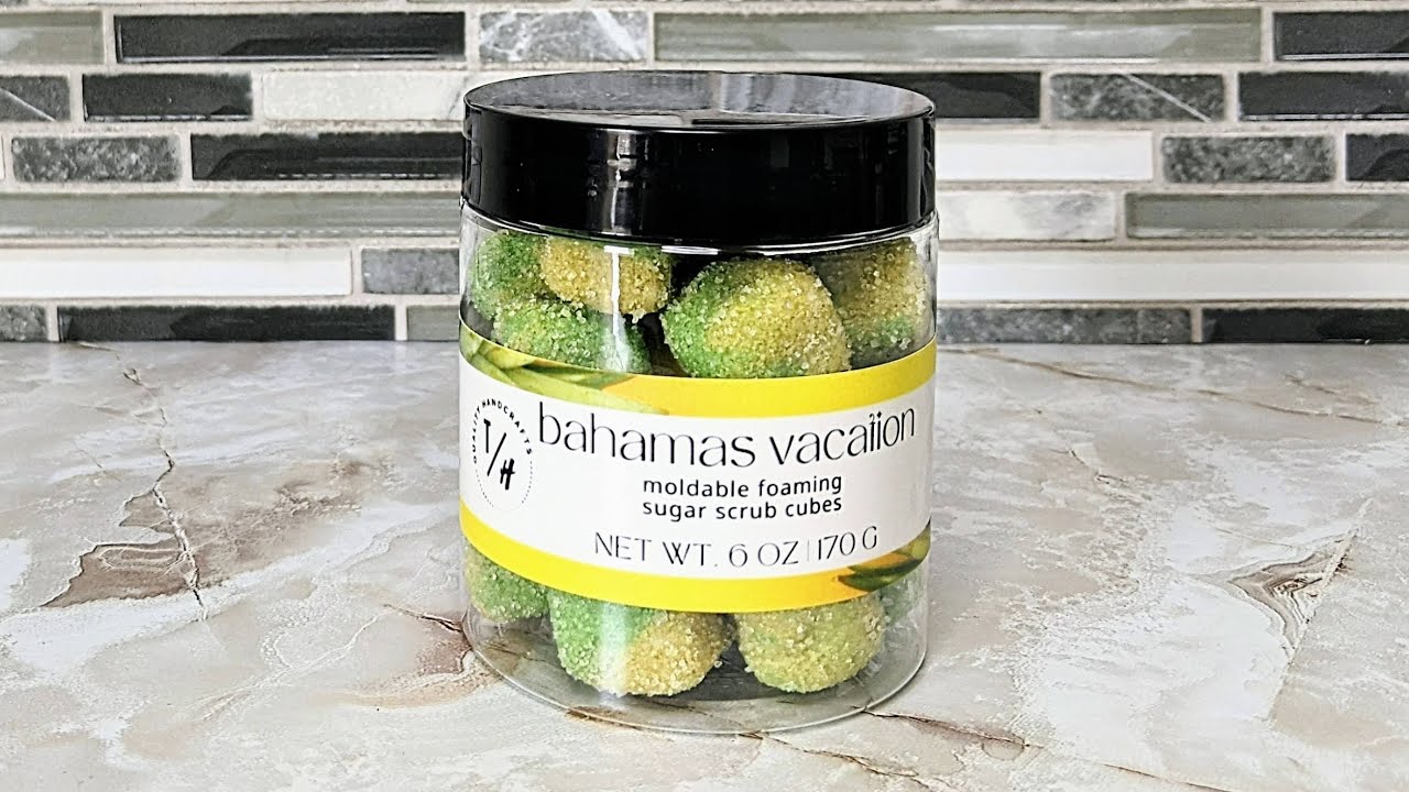 Moldable Sugar Scrub Cubes | Toliver's Handmade | Sensory Sugar Scrub Cubes