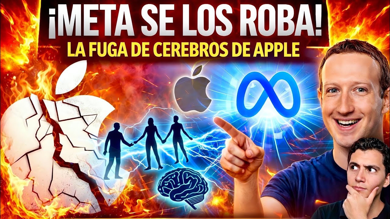 APPLE está PERDIENDO a su mejor talento (y META se los lleva)
