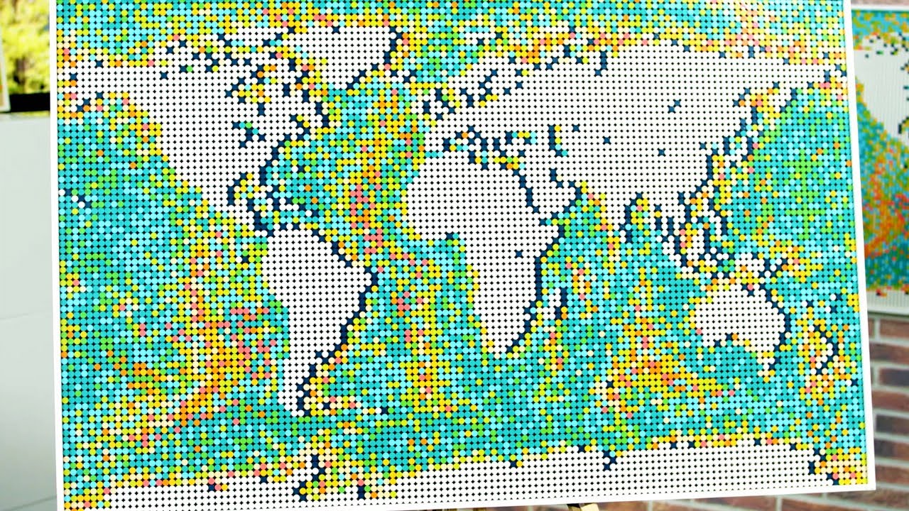 LEGO Art World Map | LEGO Designer Video 31203