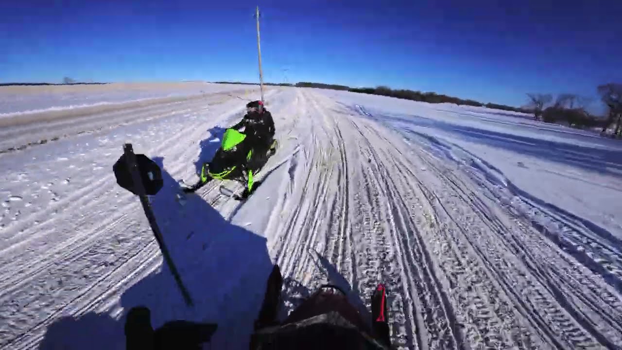 Insta360 Ace Pro2 RAW/Unedited snowmobile POV footage - February 2026 Woodstock Area. Part 5