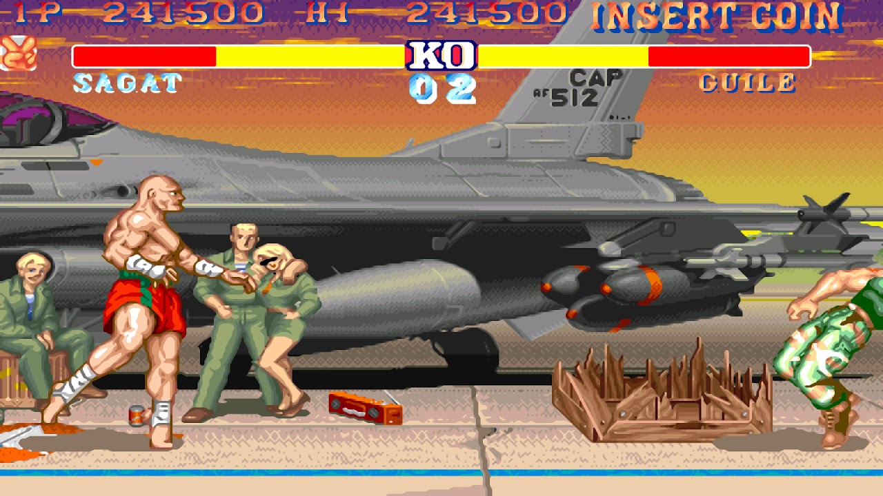Street Fighter II' Champion Edition (Arcade 1CC Hardest Difficulty) - Sagat Playthrough